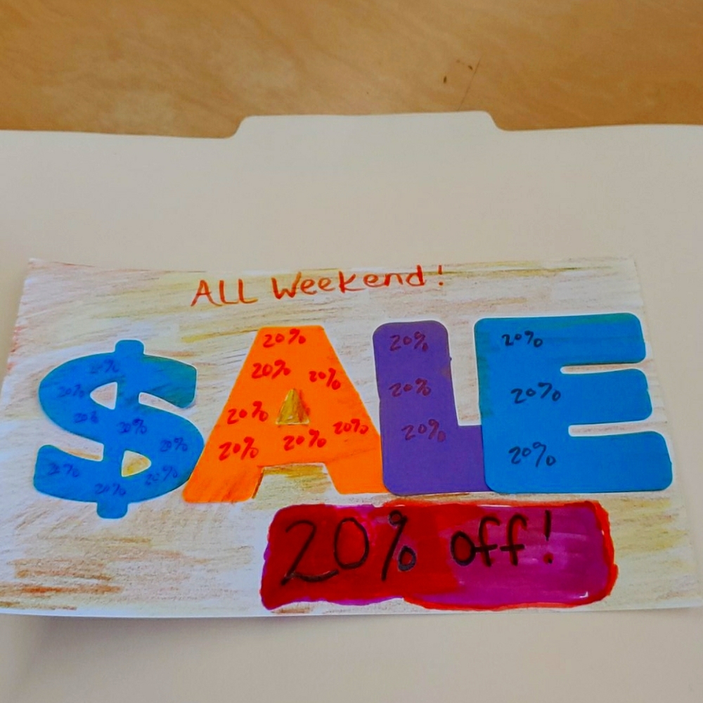 Sale all weekend